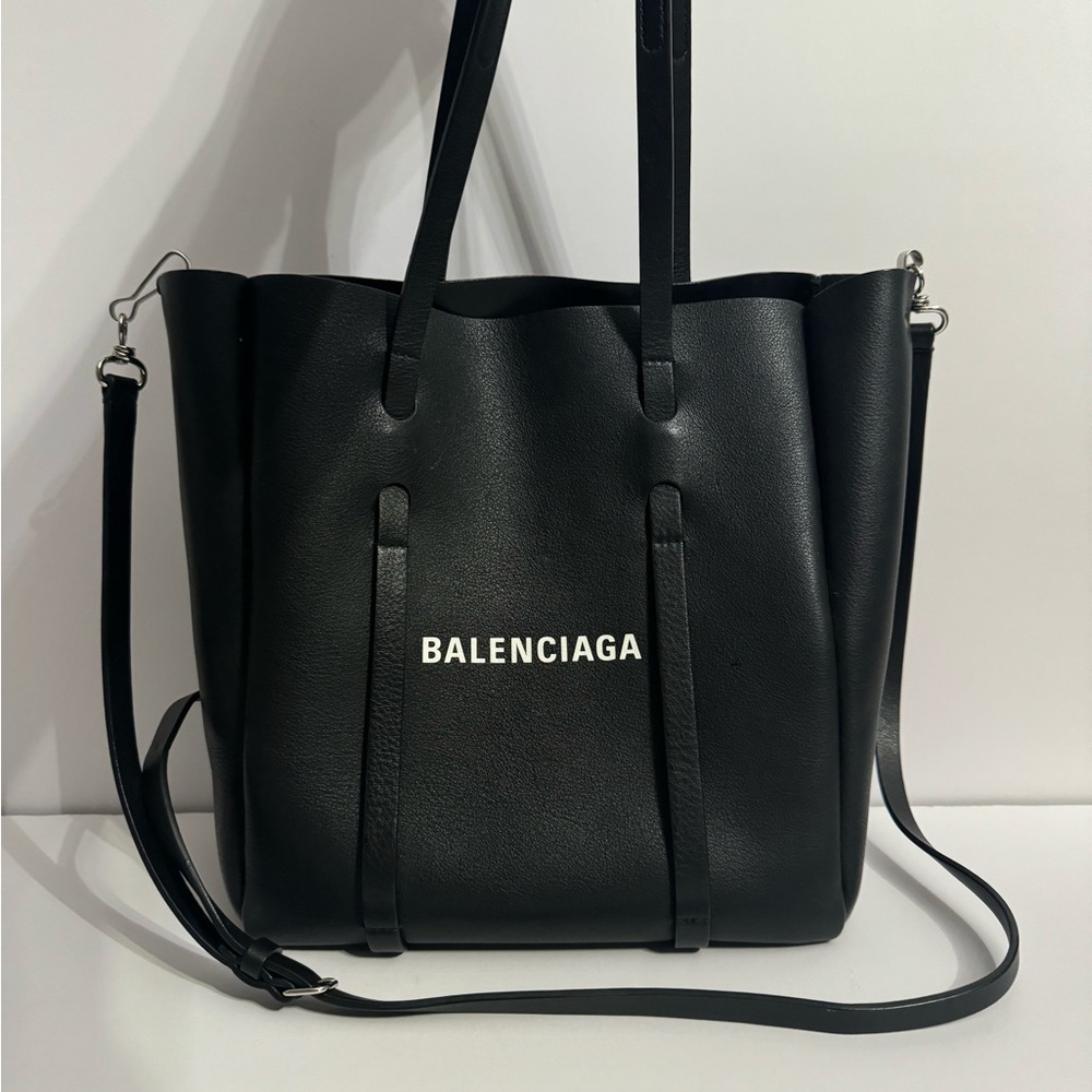 BALENCIAGA Calfskin XS Everyday Tote Black